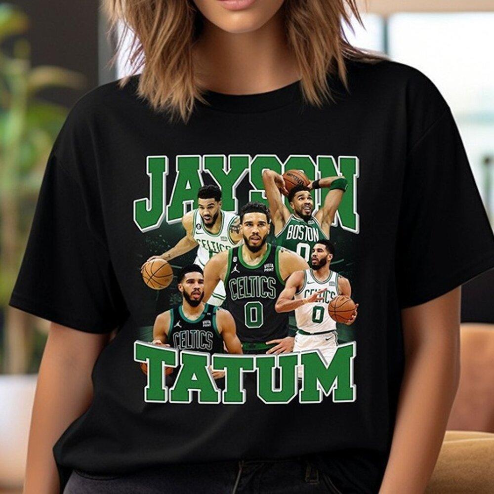 Jayson Tatum Boston Celtics  Basketball Player Fan Tee
